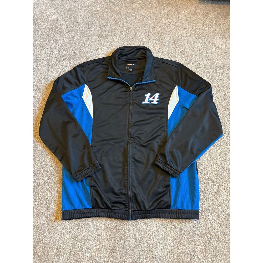 Tony Stewart Nascar Men’s Zip Up Athletic Jacket Size XXL